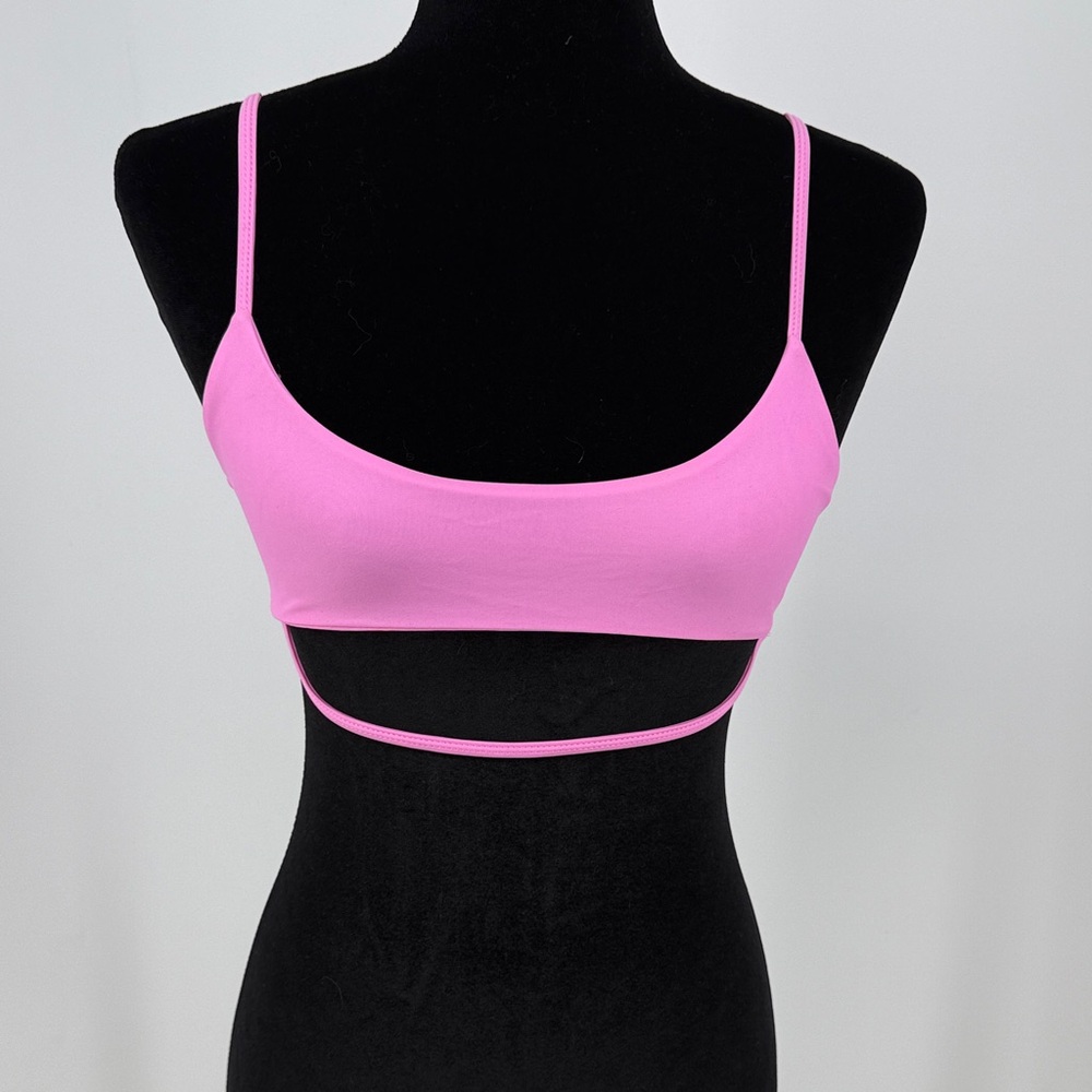 Lovers + Friends Pink Swim Top size small